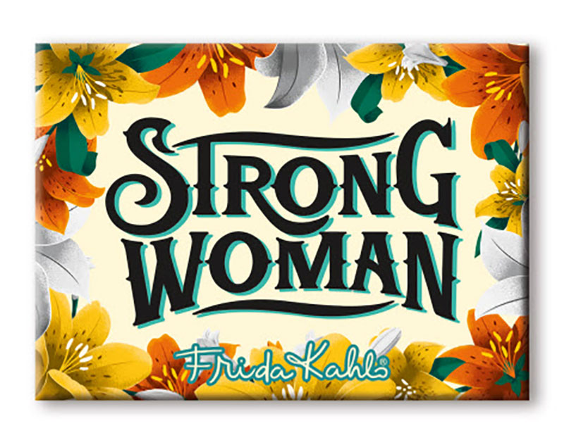 Strong Woman Fridge Magnet