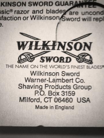 Made in England Razor Blade